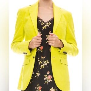 R13 Lime Green Boyfriend Blazer